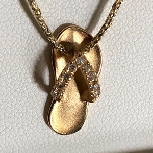 Na Hoku Diamond Slipper Pendant